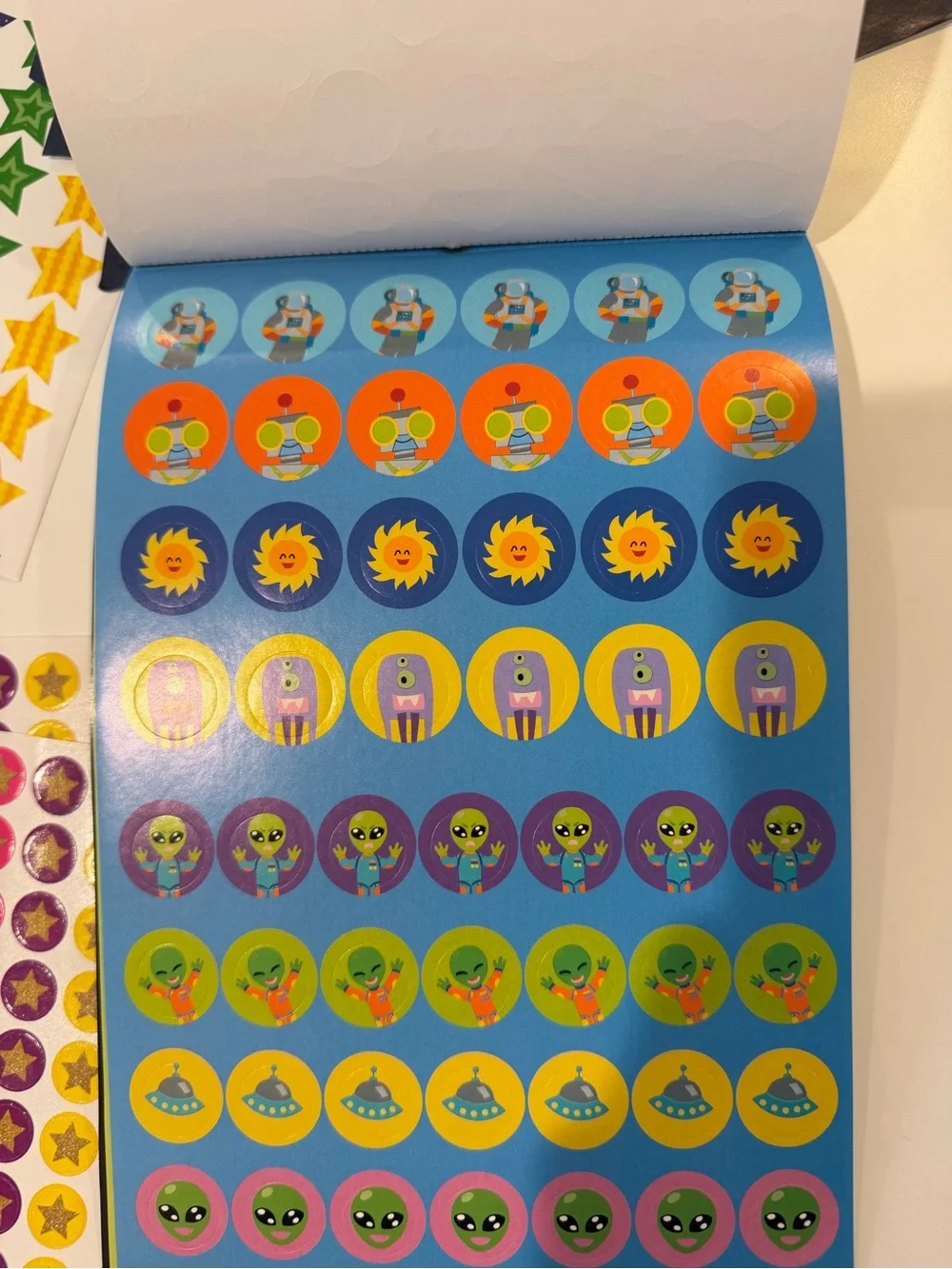 Large Bundle Dinosaur, summer fun, & Star stickers